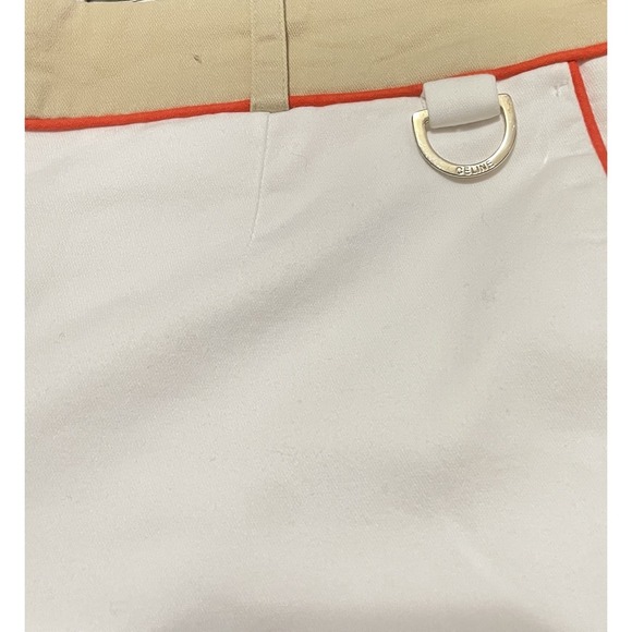Celine Bermuda White Preppy Shorts Size 36/XS Quiet Luxury Old Money Summer - Picture 15 of 16